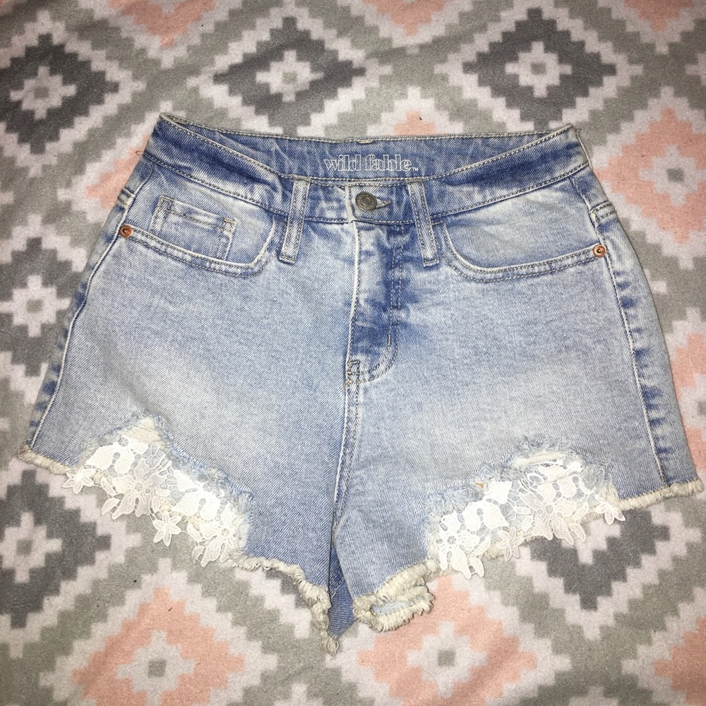 High waisted shorts